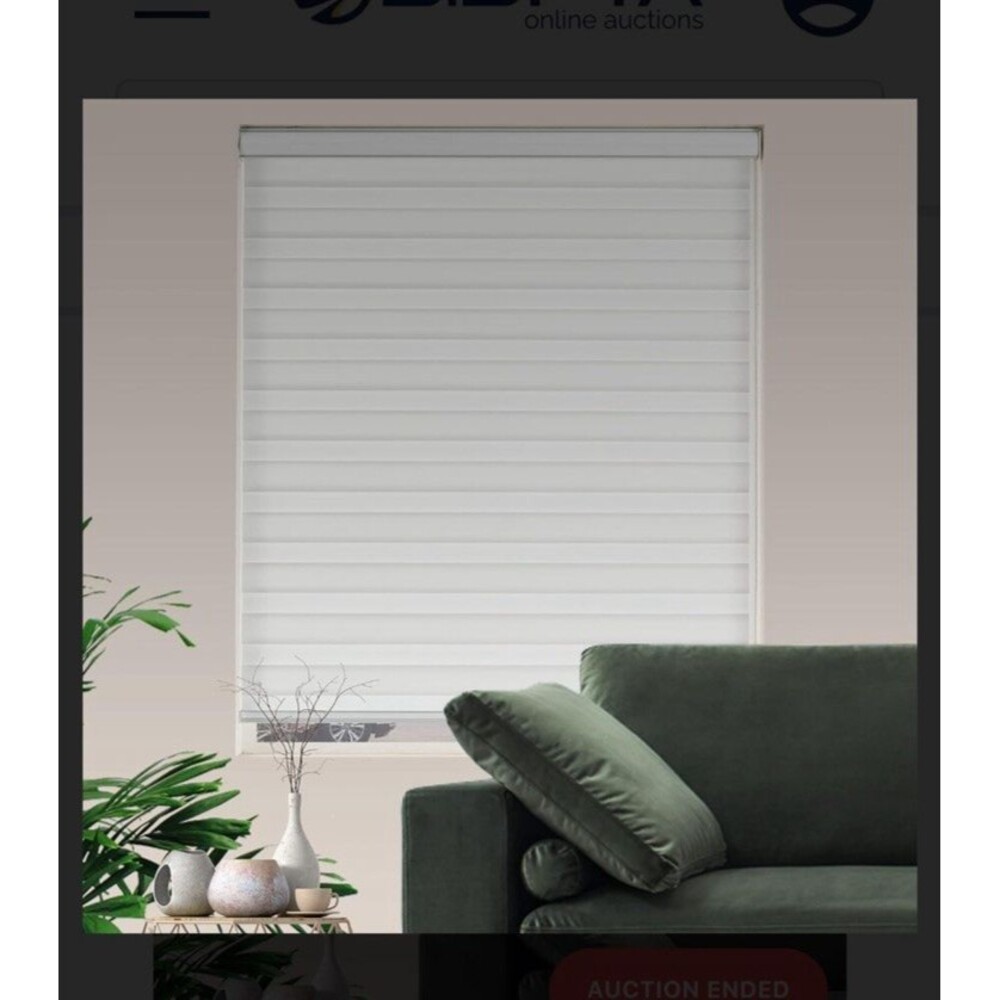 Zebra Roller Shades, Dual Layer Roll Up Blind